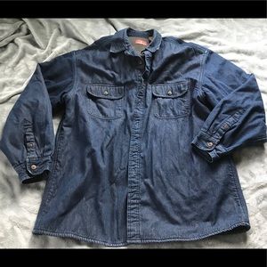 Lanesboro Denim Fleece Lined Shirt XL